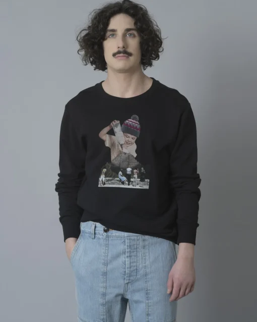 La Piscine Paris Sweat à imprimé Les Benjamins*Homme Sweats
