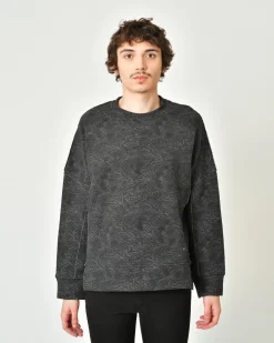 La Piscine Paris Sweat asymétrique en coton imprimé Ixos*Homme Sweats