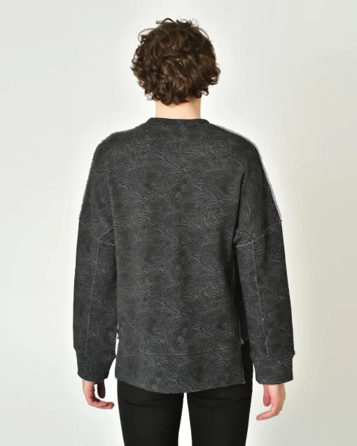 La Piscine Paris Sweat asymétrique en coton imprimé Ixos*Homme Sweats