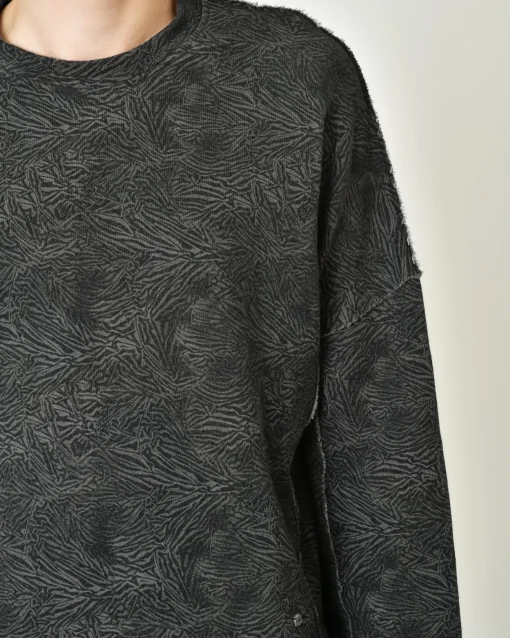 La Piscine Paris Sweat asymétrique en coton imprimé Ixos*Homme Sweats