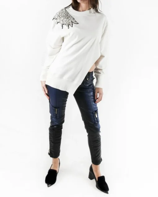 La Piscine Paris Sweat à broderies fantaisies L'Edition*Femme Sweats