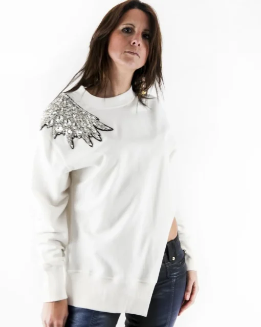 La Piscine Paris Sweat à broderies fantaisies L'Edition*Femme Sweats