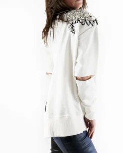 La Piscine Paris Sweat à broderies fantaisies L'Edition*Femme Sweats
