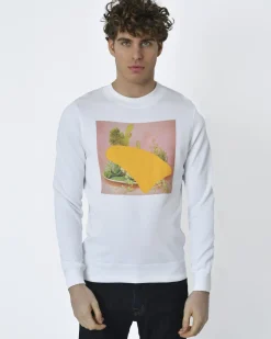 La Piscine Paris Sweat à motif paysage cactus Editions M.R*Homme Sweats