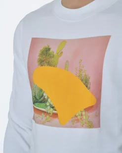 La Piscine Paris Sweat à motif paysage cactus Editions M.R*Homme Sweats
