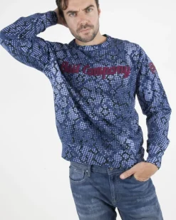 La Piscine Paris Sweat à logo bordeaux Best Company*Homme Sweats