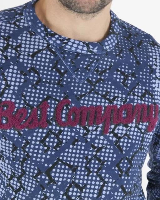 La Piscine Paris Sweat à logo bordeaux Best Company*Homme Sweats