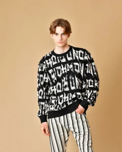 La Piscine Paris Sweat en coton avec imprimé logo John Richmond*Homme Sweats