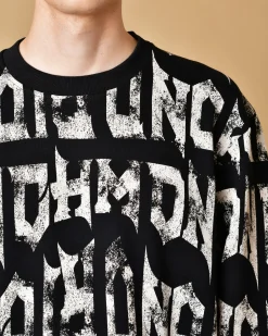La Piscine Paris Sweat en coton avec imprimé logo John Richmond*Homme Sweats