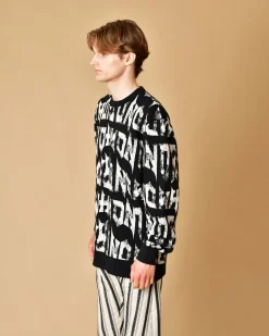 La Piscine Paris Sweat en coton avec imprimé logo John Richmond*Homme Sweats