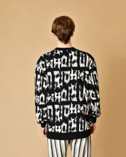 La Piscine Paris Sweat en coton avec imprimé logo John Richmond*Homme Sweats