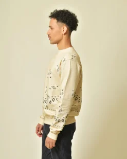 La Piscine Paris Sweat en coton à motifs cachemire Archive 18-20*Homme Sweats