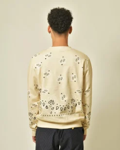 La Piscine Paris Sweat en coton à motifs cachemire Archive 18-20*Homme Sweats