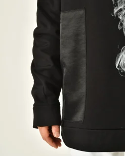 La Piscine Paris Sweat en coton imprimé abstrait Lost Found*Homme Sweats