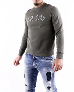 La Piscine Paris Sweat en coton à logo fleuri Ly Adams*Homme Sweats