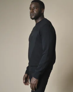 La Piscine Paris Sweat en coton à éclairs cloutés Hydrogen*Homme Sweats