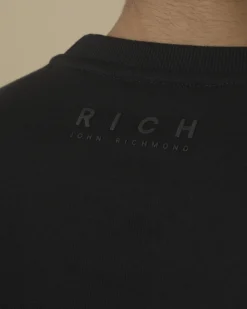 La Piscine Paris Sweat en coton à flocage pique John Richmond*Homme Sweats