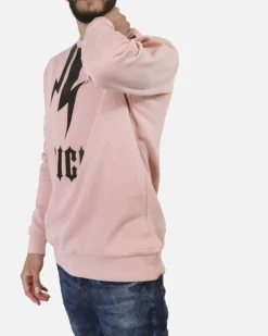 La Piscine Paris Sweat en coton à flocage éclair John Richmond*Homme Sweats
