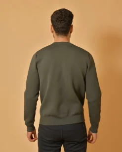 La Piscine Paris Sweat en maille stretch kaki People Of Shibuya*Homme Sweats