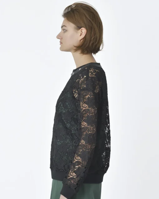 La Piscine Paris Sweat en dentelles John Richmond*Femme Sweats