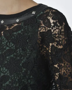 La Piscine Paris Sweat en dentelles John Richmond*Femme Sweats