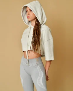 La Piscine Paris Sweat raccourci à capuche Ader Error*Femme Sweats|Sportwear