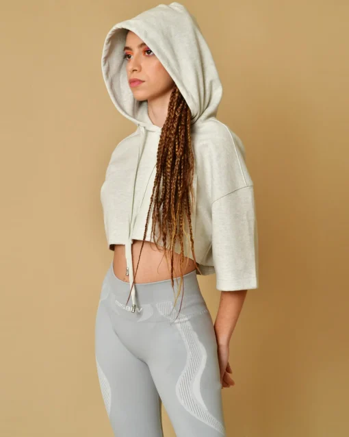 La Piscine Paris Sweat raccourci à capuche Ader Error*Femme Sweats|Sportwear