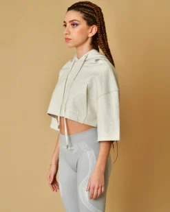 La Piscine Paris Sweat raccourci à capuche Ader Error*Femme Sweats|Sportwear