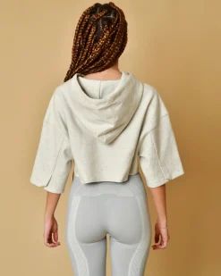La Piscine Paris Sweat raccourci à capuche Ader Error*Femme Sweats|Sportwear