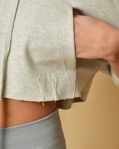 La Piscine Paris Sweat raccourci à capuche Ader Error*Femme Sweats|Sportwear