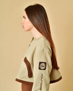 La Piscine Paris Sweat raccourci à poches Nike*Femme Sweats|Sportwear