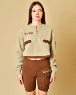 La Piscine Paris Sweat raccourci à poches Nike*Femme Sweats|Sportwear