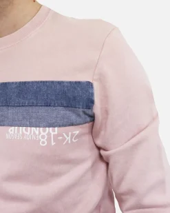 La Piscine Paris Sweat à incrustation jean Dondup*Homme Sweats