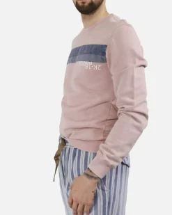La Piscine Paris Sweat à incrustation jean Dondup*Homme Sweats