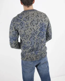 La Piscine Paris Sweat taupe à tête de panthère Best Company*Homme Sweats