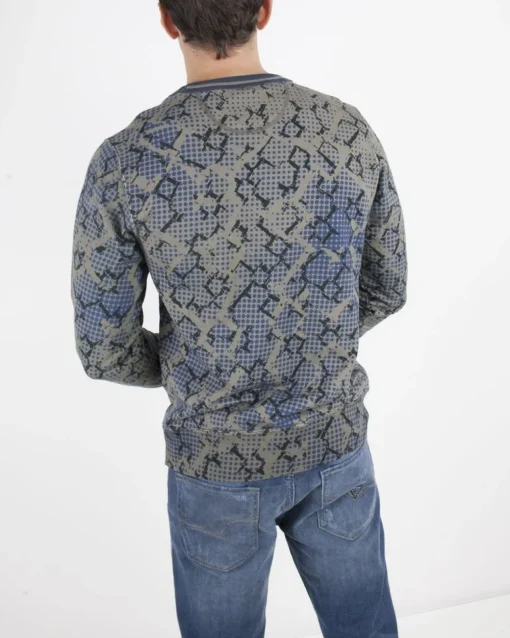 La Piscine Paris Sweat taupe à tête de panthère Best Company*Homme Sweats
