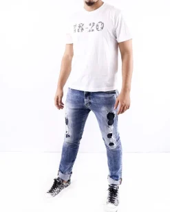La Piscine Paris T shirt en coton à logo fleuri Ly Adams*Homme T-Shirts