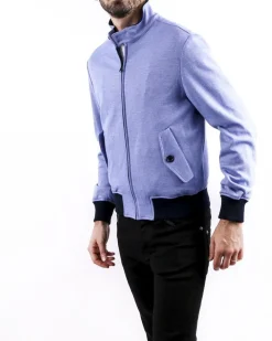 La Piscine Paris Teddy en coton nid d’abeille ciel Roda*Homme Blousons & Vestes
