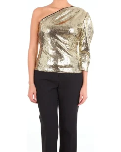 La Piscine Paris Top asymétrique à sequins s*Femme Tops