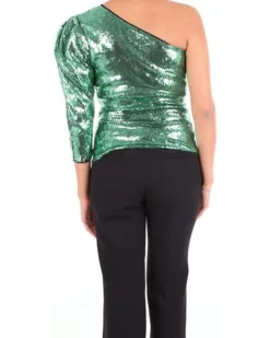 La Piscine Paris Top asymétrique à sequins*Femme Tops