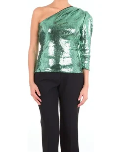 La Piscine Paris Top asymétrique à sequins*Femme Tops