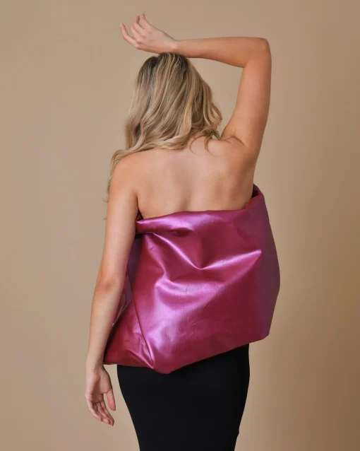 La Piscine Paris Top bustier drapé en coton mélangé Rick Owens*Femme Robes