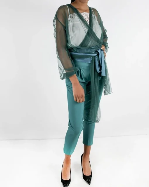 La Piscine Paris Top cache-cœur en tulle e Forte Forte*Femme Tops