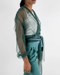 La Piscine Paris Top cache-cœur en tulle e Forte Forte*Femme Tops