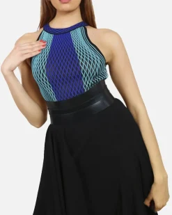 La Piscine Paris Top col américain résille Roberto Cavalli*Femme Tops
