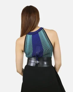 La Piscine Paris Top col américain résille Roberto Cavalli*Femme Tops