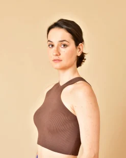 La Piscine Paris Top côtelé raccourci et asymétrique Liviana Conti*Femme Tops