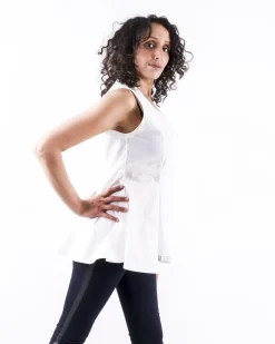 La Piscine Paris Top en coton à péplum Marni*Femme Tops