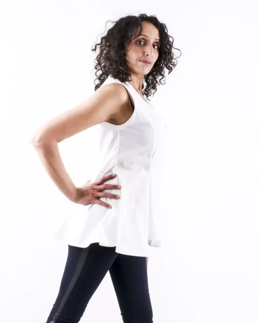 La Piscine Paris Top en coton à péplum Marni*Femme Tops