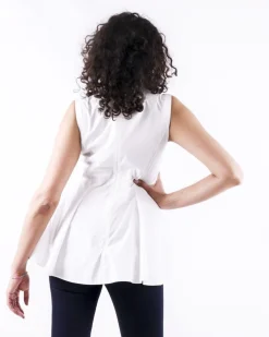 La Piscine Paris Top en coton à péplum Marni*Femme Tops